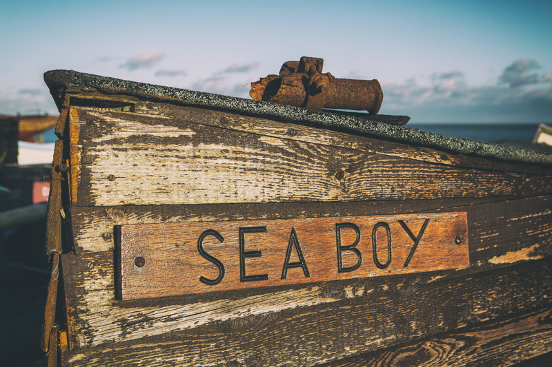 day, sign, England, weathered, text, sea, Kent, Deal, focus on foreground, on the beach, Wide angle, old-fashioned, captured, boat, outdoors, 4K, communication