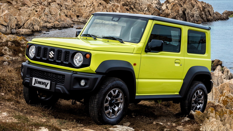 Yellow Car, Off-Road, Car, Suzuki, Suzuki Jimny, 1080P