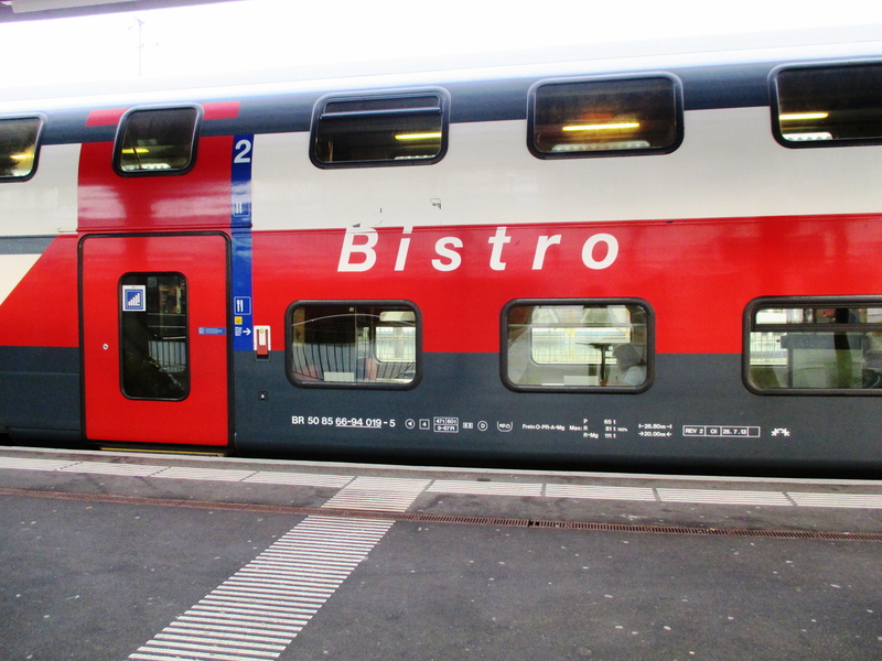 passenger train, communication, romanshorn, railroad station platform, city, standing, no people, glass - material, red, rail transportation, switzerland