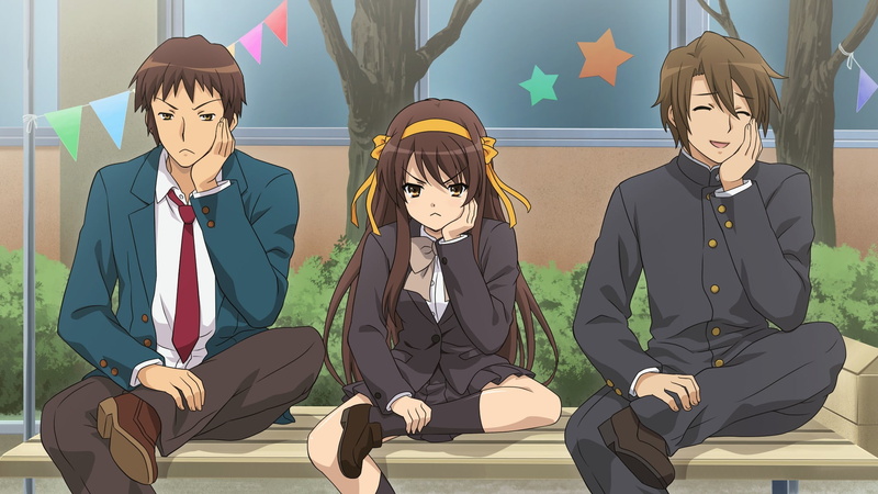 The Melancholy Of Haruhi Suzumiya, Kyon (Haruhi), Haruhi Suzumiya, Itsuki Koizumi, Anime, 1080P, Suzumiya Haruhi no Yuuutsu