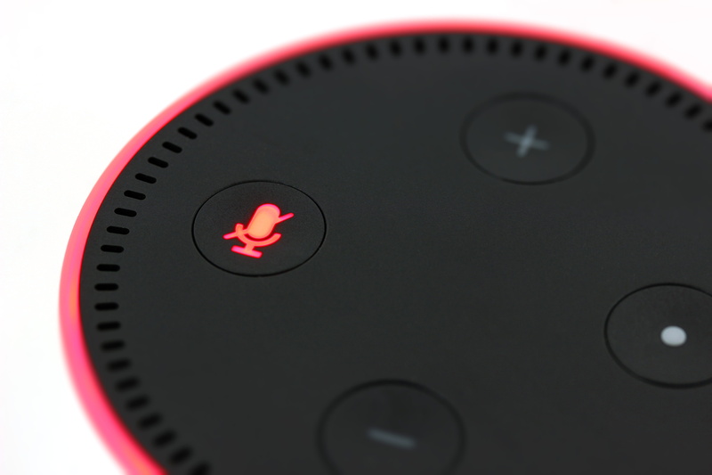 echo dot, electrical equipment, cut out, alexa, red, industry, photography themes, language assistant, equipment, white background, black color, amazon