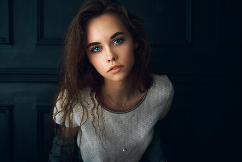 Mike, RTS Group, Diana Yashkova, makeup, model, 1080P, beauty, Diana, look, portrait, brown hair, hairstyle