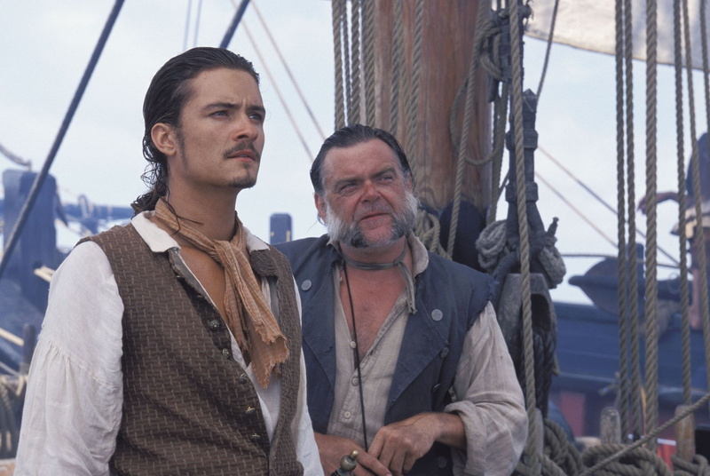 Kevin McNally, Joshamee Gibbs, Pirates Of The Caribbean: The Curse Of The Black Pearl, Will Turner, Pirates Of The Caribbean, Orlando Bloom, 1080P