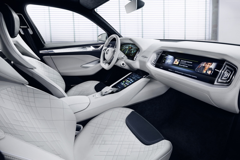 4K, Skoda Vision S, interior, Geneva Auto Show 2016