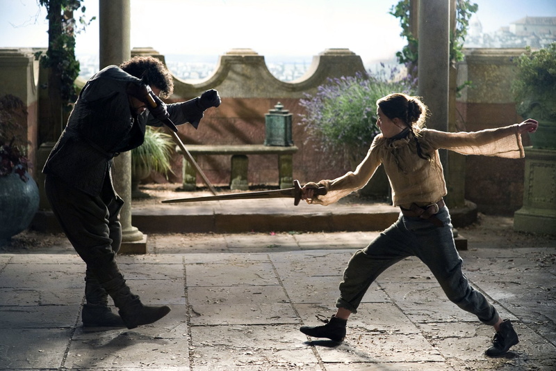Maisie Williams, 1080P, Syrio Forel, TV Show, Miltos Yerolemou, Game Of Thrones, Arya Stark