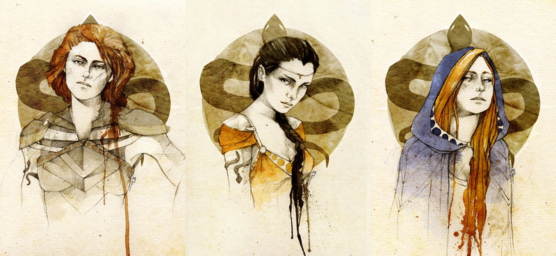 Fantasy, Nymeria Sand, Obara Sand, 1080P, A Song Of Ice And Fire, Tyene Sand