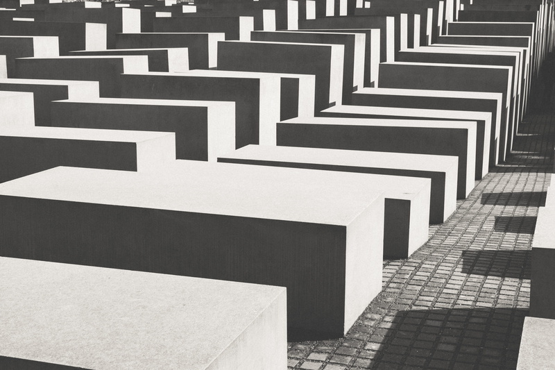 steps and staircases, Memorial to the Murdered Jews of Europe, no people, repetition, pattern, maze, 4K, outdoors, stone, zigzag, europe, block, abstract