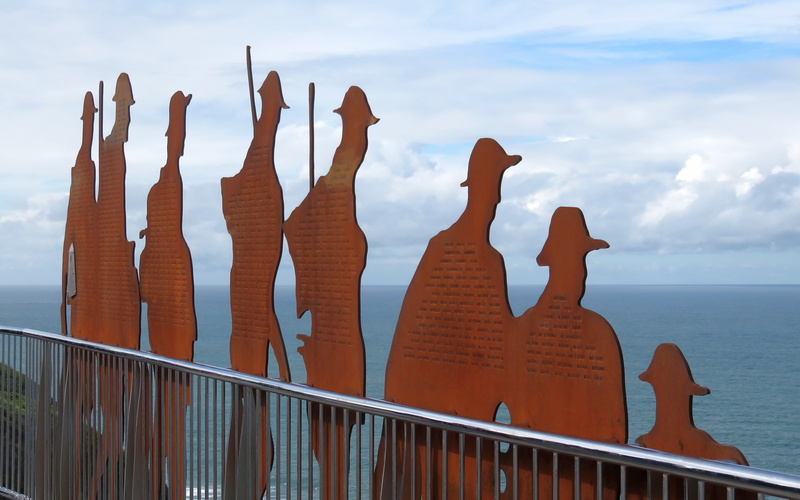 water, army, no people, travel destinations, remembrance, scenics - nature, architecture, sea, soldier, nature, horizon over water, landmarks, railing