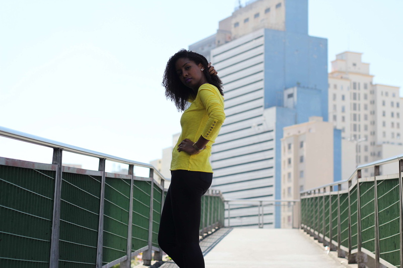 city, young adult, black, nature, outdoors, leisure activity, 4K, brazil, contemplation, lifestyles, street, building exterior, front view, women, beautiful woman