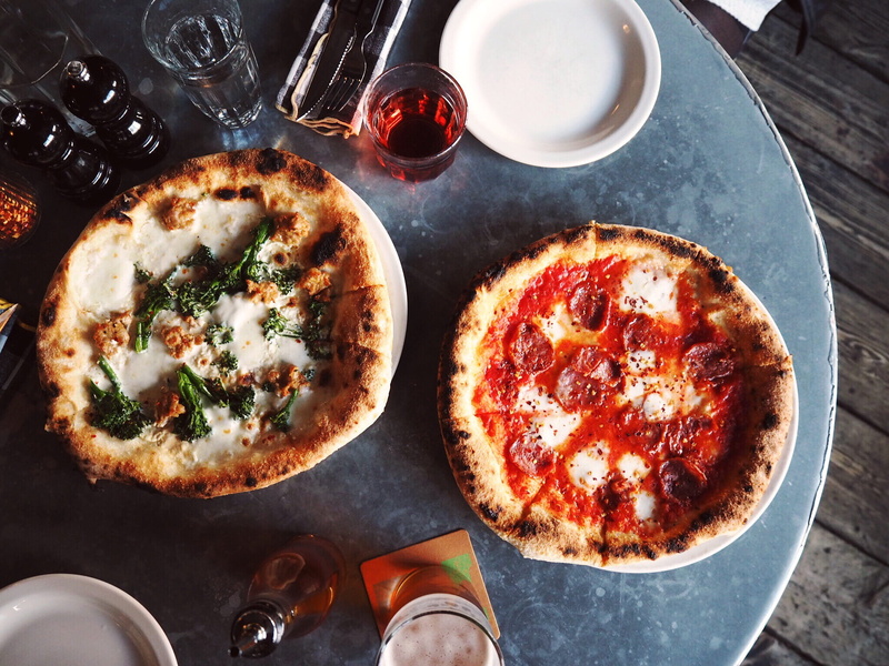 italian food, shoreditch, unhealthy eating, snack, indulgence, pizza, eat, food, united kingdom, no people, glass, indoors, lifestyle, food and drink, cheese