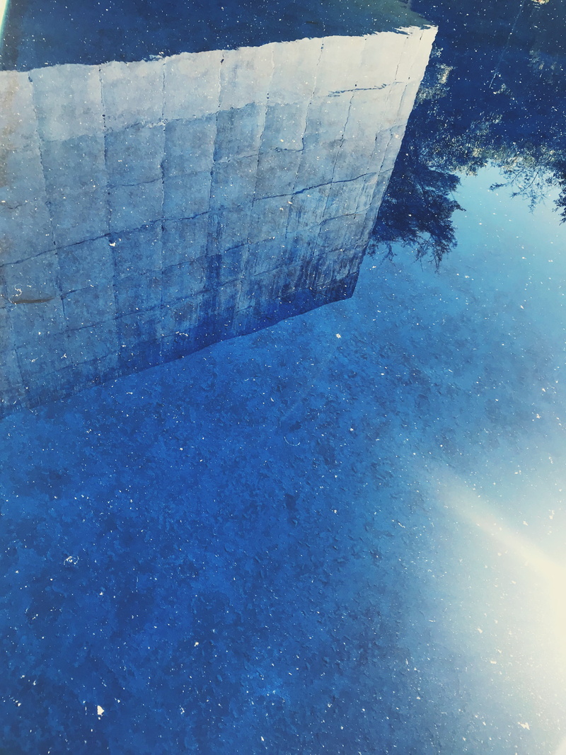 built structure, pool, water, blue, day, nature, swimming pool, reflection, brumadinho, architecture, no people, unnamed road, waterfront, high angle view