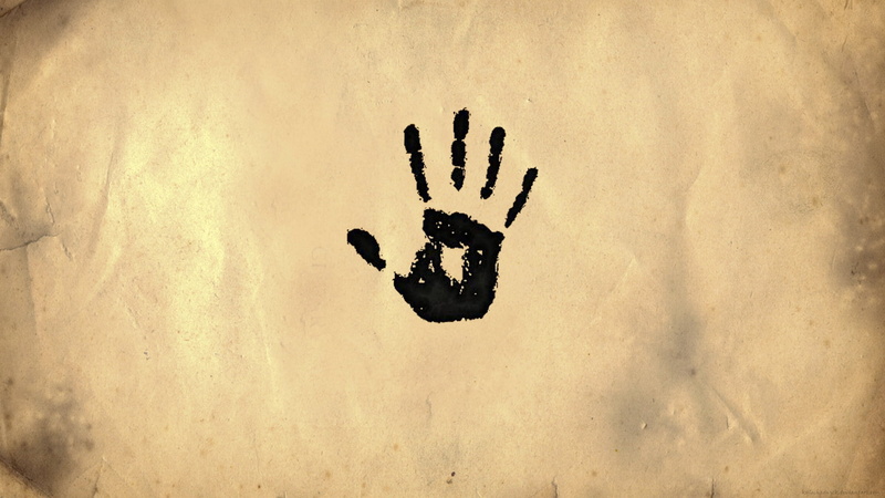 human Hand, full frame, minimalism, abstract, 1080P, sign, people, illustration, damaged, paper, hand, human body part, dirty, palm, human finger, imprint