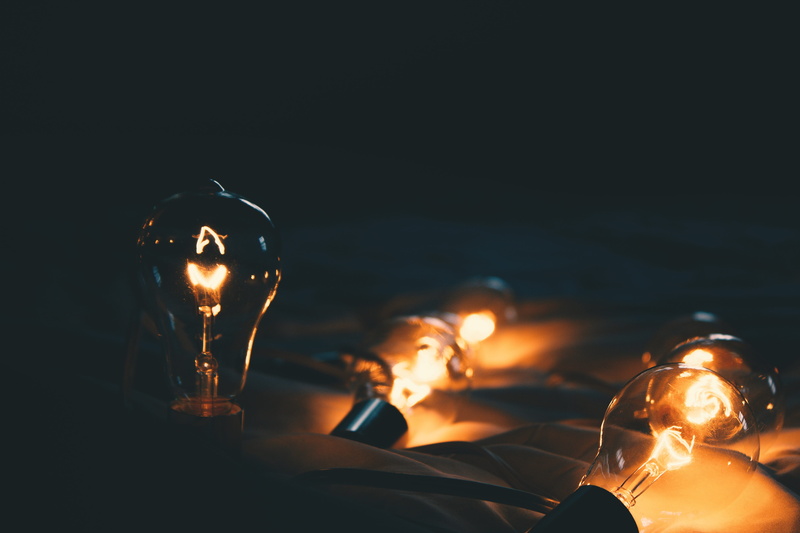 night, copy space, dark, filament, turned, ight, 5K, electricity, black background, close-up, burning, light, electric lamp, lighting equipment, heat - temperature