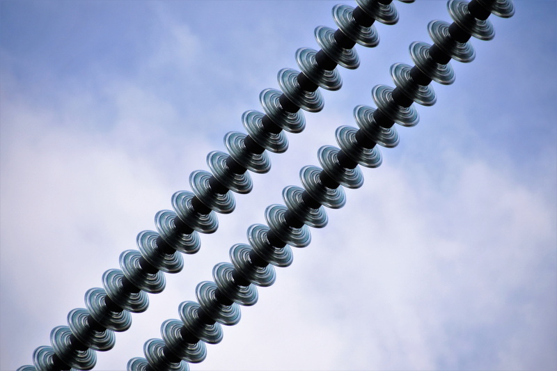 in a row, close-up, copy space, cloud - sky, technology, focus on foreground, 5K, high voltage, pattern, screw, wiring, nature, communication, capacitors