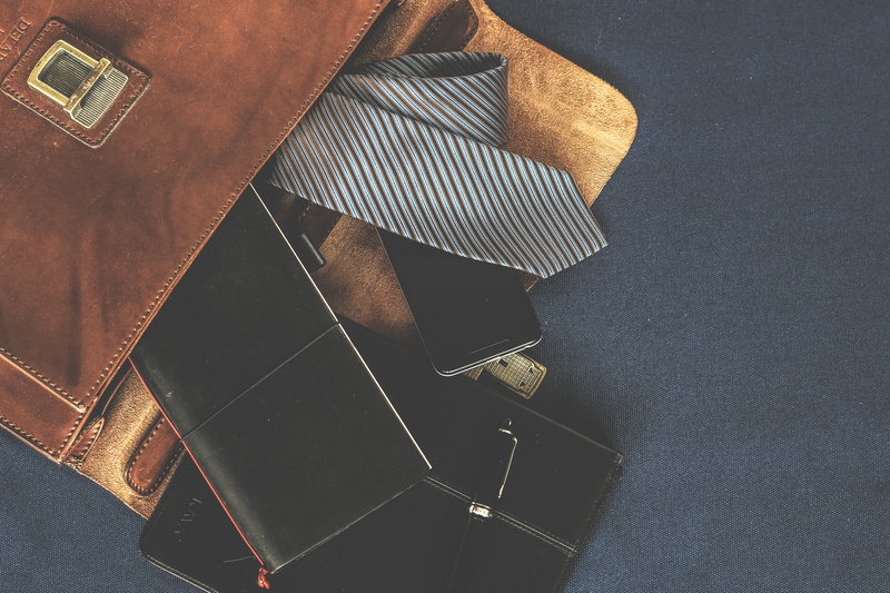 day, fashion, mens fashion, high angle view, real people, leather case, still life, formalwear, close-up, content, photo, studio shot, leather goods, long