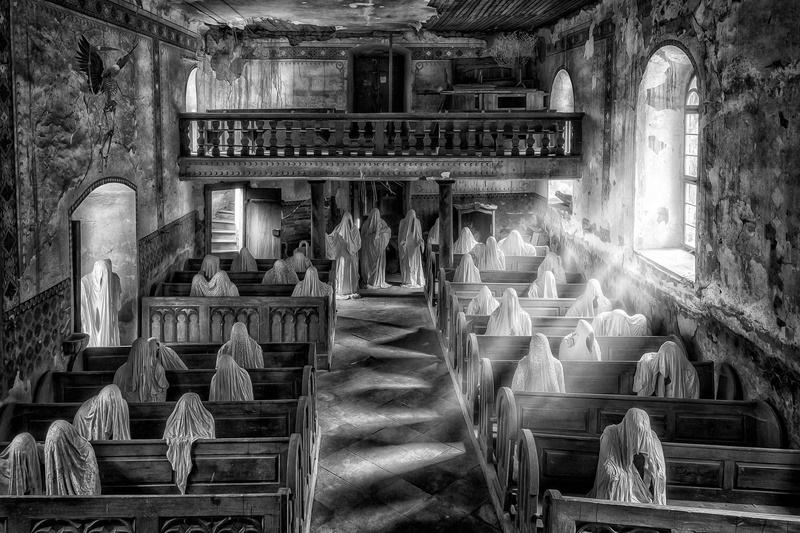 Temple, Cathedral, 1080P, Miscellanea, Black andamp, White Shrouds, Situation, Benches, Windows, Background, White Photograpgy, Black and White Photography