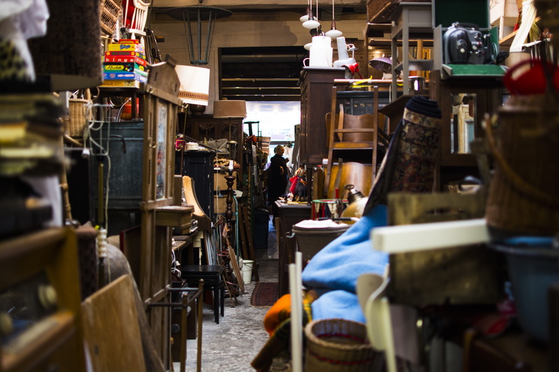vintage, new, indoors, store, business, variation, amsterdam, choice, two people, equipment, real people, selective focus, oldnew, chair, working, pricetag