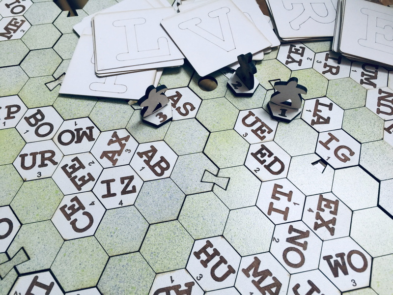 technology, laptop, boardgame, indoors, keyboard, table, business, variation, computer equipment, design, letters, hexagons, high angle view, computer
