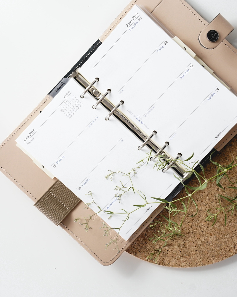 notebook, lifestyle, document, copy space, browm, 4K, white background, productivity, bullet journal, plan, agenda, close-up, two objects, white, blog