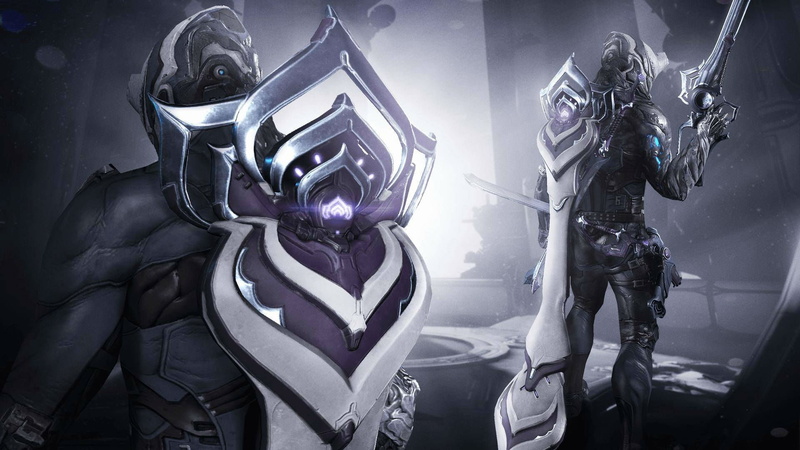 futuristic, action, warrior, warframe, technics, sci-fi, robot, 1080P, shooter, armor, cyborg, tps