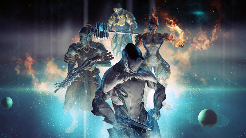 shooter, action, cyborg, tps, futuristic, technics, warframe, armor, 1080P, robot, warrior, sci-fi