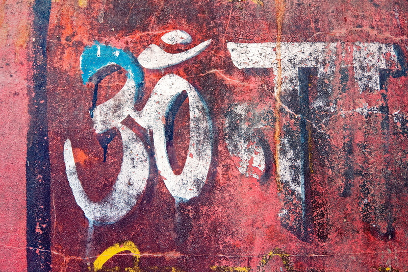 communication, graffiti, color, red, text, photo, traditional, travel, culture, dirty, art and craft, om, message, outdoors, wall - building feature, representation