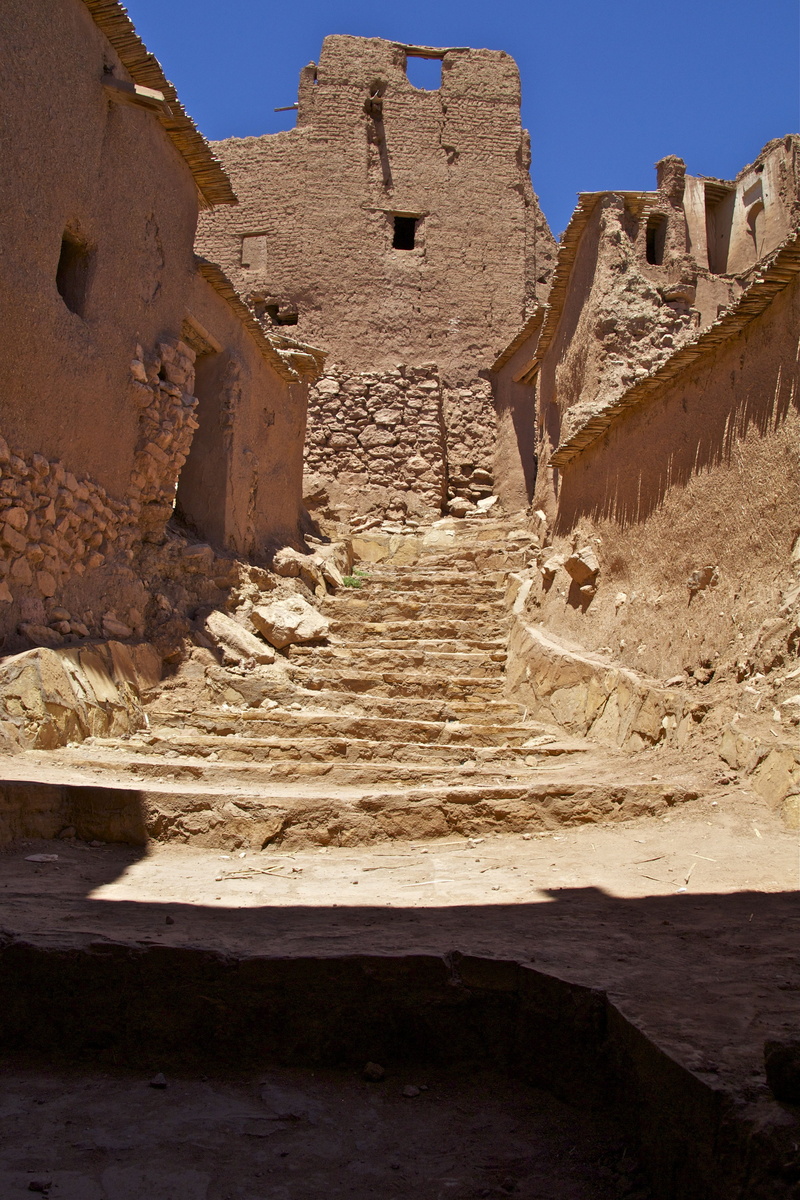the past, solid, still life, arabic, kasbah, climate, archaeology, city, day, built structure, orient, old, ancient civilization, 4K, urban, stairs, no people