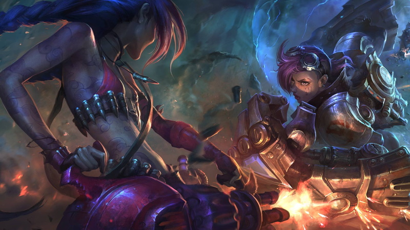 drawing, league, jinx, legends, vi, hd, 1080P, video games