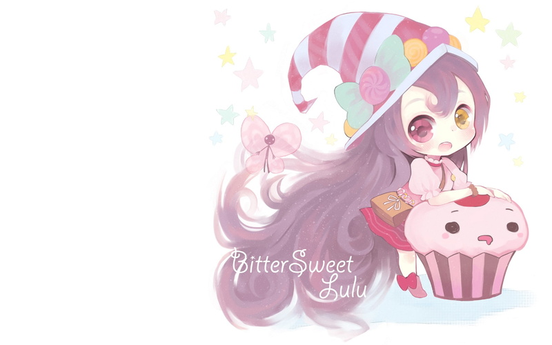 sorceress, anime, lulu, fae, legends, league, 1080P