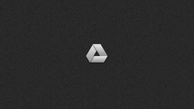technology, indoors, communication, logo, high angle view, studio shot, black background, gray, textured, pattern, Google Drive, 1080P, search engine