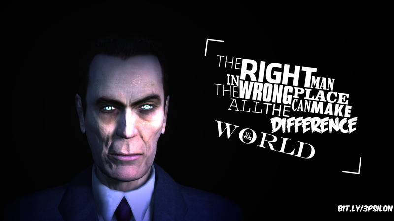 Typography, Man, G-Man (Half-Life), 1080P, Half-Life 2, Life, Half-Life, Game