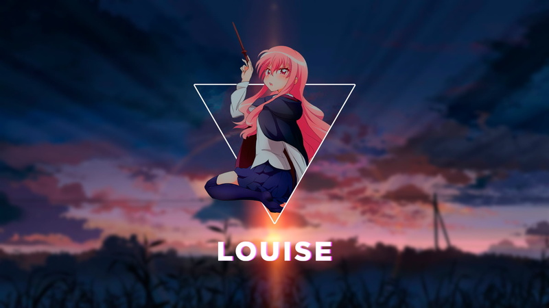 Louise Françoise Leblanc de la Vallière, Zero (Zero kara Hajimeru Mahou no Sho), Zero no Tsukaima, 1080P, anime, manga, tsundere, Fantasia, Zero