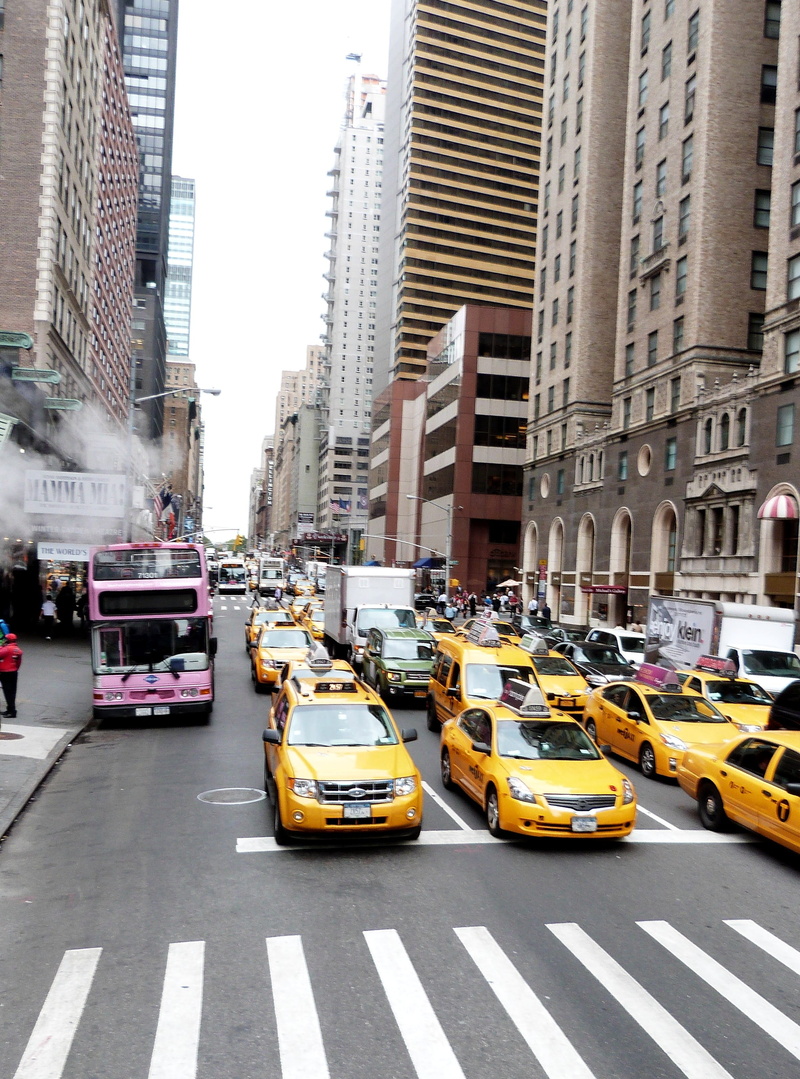 travel, crosswalk, traffic, city street, building, marking, new York State, downtown District, new York City, outdoors, office building exterior, people