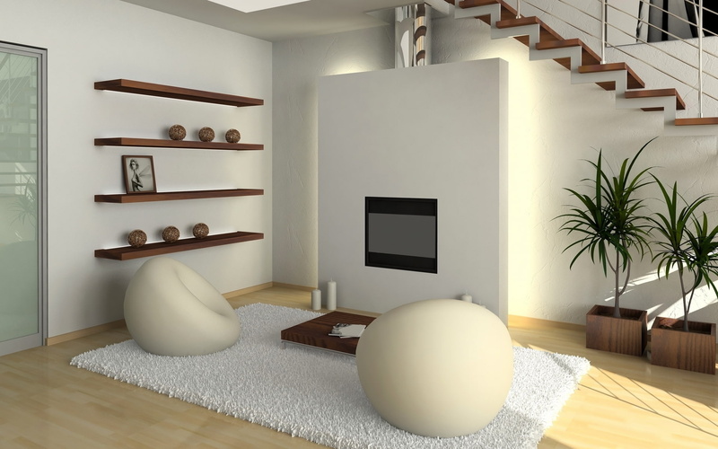 design, clean, interior, 1080P, living, room, house