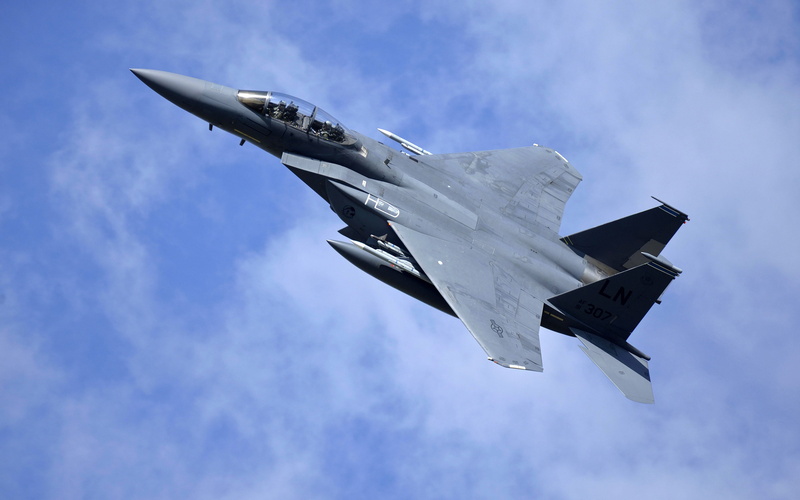 mcdonnell douglas f, aircraft, US Air Force, Military Aircraft, 3840x2400 px, 4K, Jet Fighter