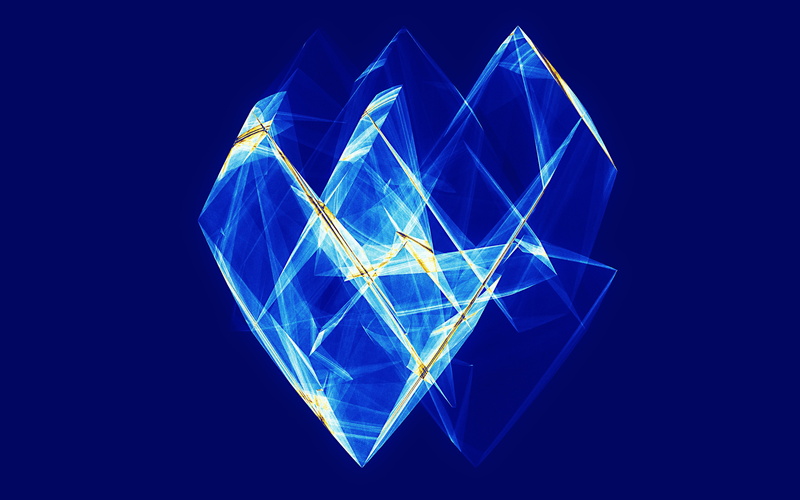 no people, 3840x2400 px, abstract, studio shot, creativity, indoors, shape, black background, pattern, blue, technology, illuminated, glowing, geometric shape