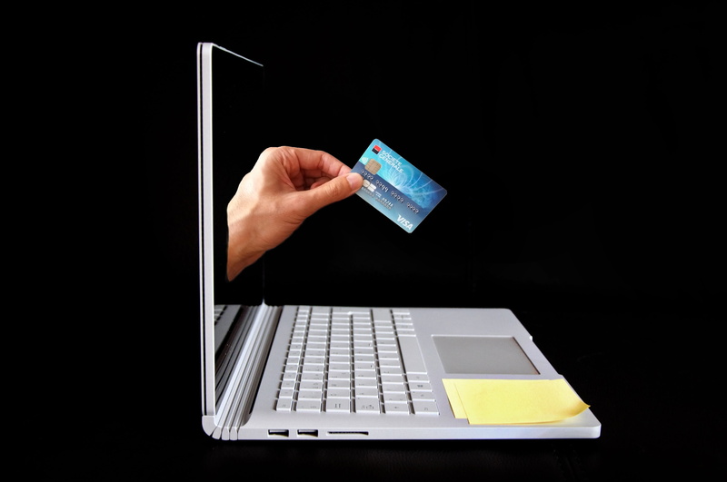 internet, computer, connection, human hand, laptop, online shopping, using laptop, card, buying, ecommerce, black background, adult, credit card, wireless technology