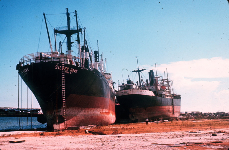 nautical Vessel, outdoors, industrial equipment, 720P, freight Transportation, commercial Dock, Hurricane Camille, weather, gulfport, mode of Transport