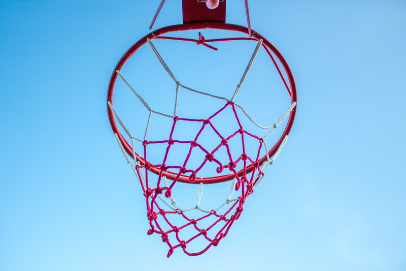 basketball hoop, nature, copy space, low angle view, basketball - sport, close-up, sport, activity, basketball, no people, ball, net - sports equipment