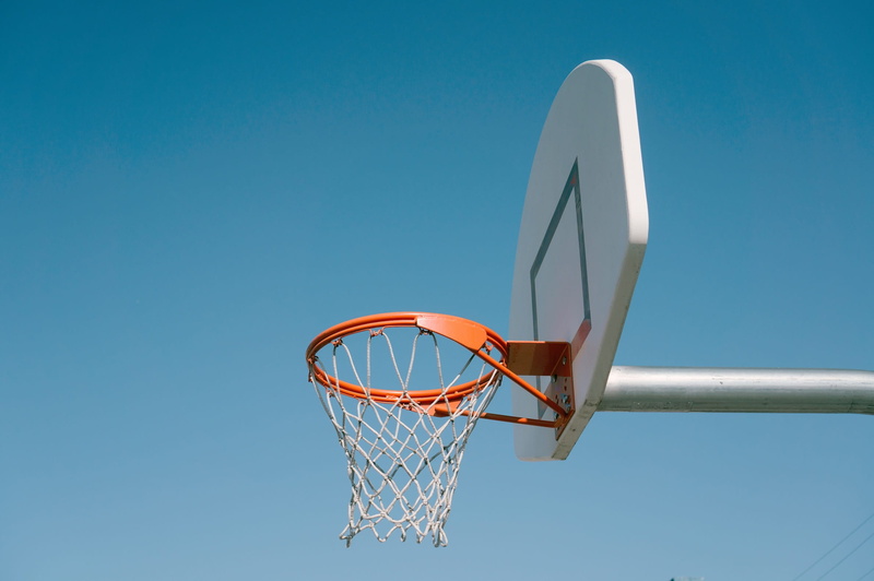 hoop, hoops, no people, sport, basketball, basketball - ball, 1080P, basketball hoop, ring, metal, day, blue, net - sports equipment, nature, copy space
