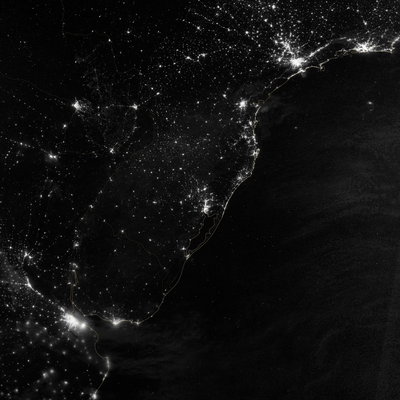 satellite, water, population, sky, tranquility, scenics - nature, low angle view, astronomy, nature, countries, atlantic coast, underwater, illuminated