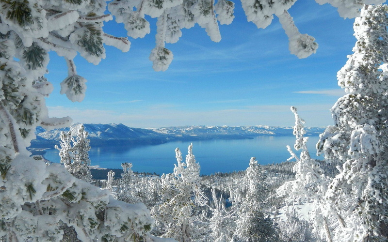 mountain Range, day, pine, 2K, landscape, tree, vacations, beauty In Nature, snow, lake, scenics, tranquil Scene, clip, water, european Alps, frozen, christmas