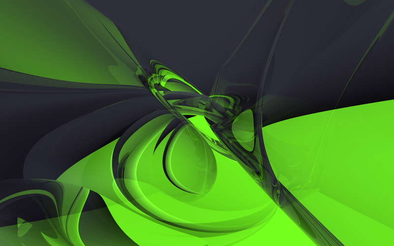 green, abstract, 3d and abstract, 1080P