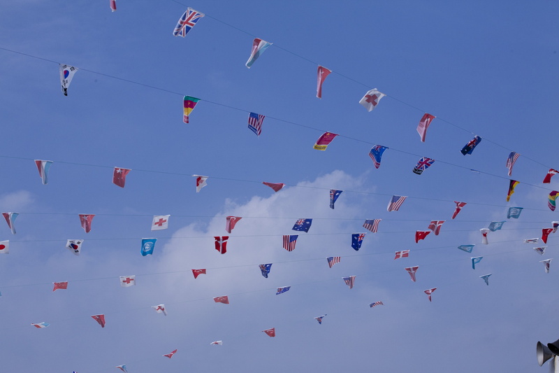nature, cloud - sky, decoration, streamer, no people, multi colored, holiday - event, wind, school activities association, large group of objects, day