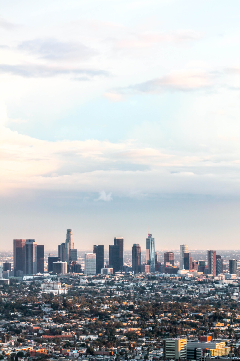 architecture, building exterior, Los Angeles City, built structure, Los Angeles, urban skyline, united states, Skyline, residential district, Cities, landscape