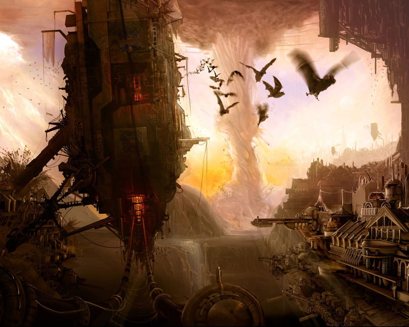720P, tornado, mouse, volatile, the city, destruction