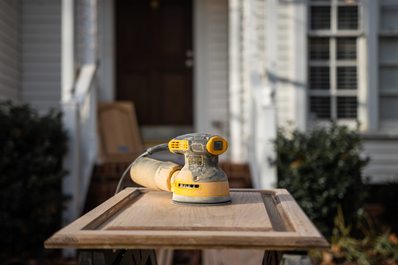 yellow, no people, instrument of measurement, focus on foreground, router, representation, building exterior, art and craft, 5K, outdoors, built structure