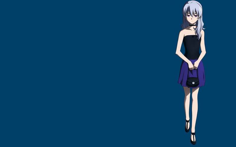 indoors, young women, fashion, human representation, one person, beauty, blue background, women, hairstyle, human body part, technology, Yin, standing