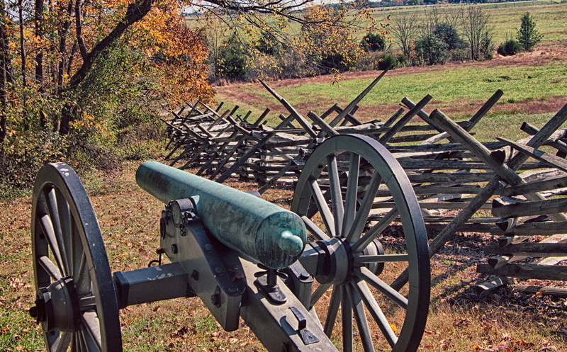 artillery, historic, wheel, 4K, gettysburg, Civil War, mode of transportation, war, metal, union, conflict, tree, outdoors, warfare, pennsylvania, military
