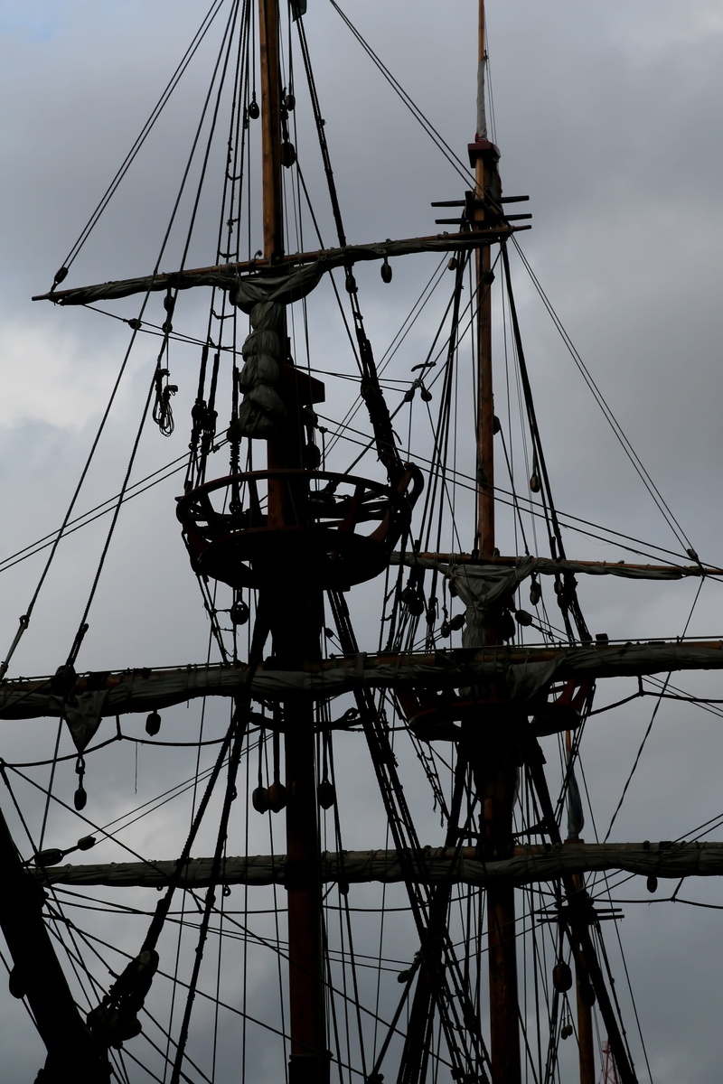 water, rope, portugal, recreation, sailor, yacht, stern, medieval, rigging, dark, complexity, vacation, sailboat, sky, outdoors, passenger, mast, transportation